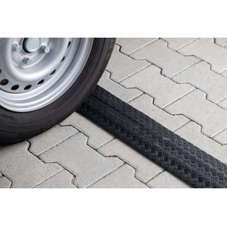 cartrend Passe-câbles, longueur : 1,0 m, noir