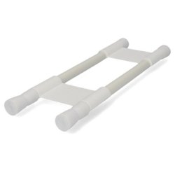 cartrend Barre de maintien double, longueur : 410 - 710 mm