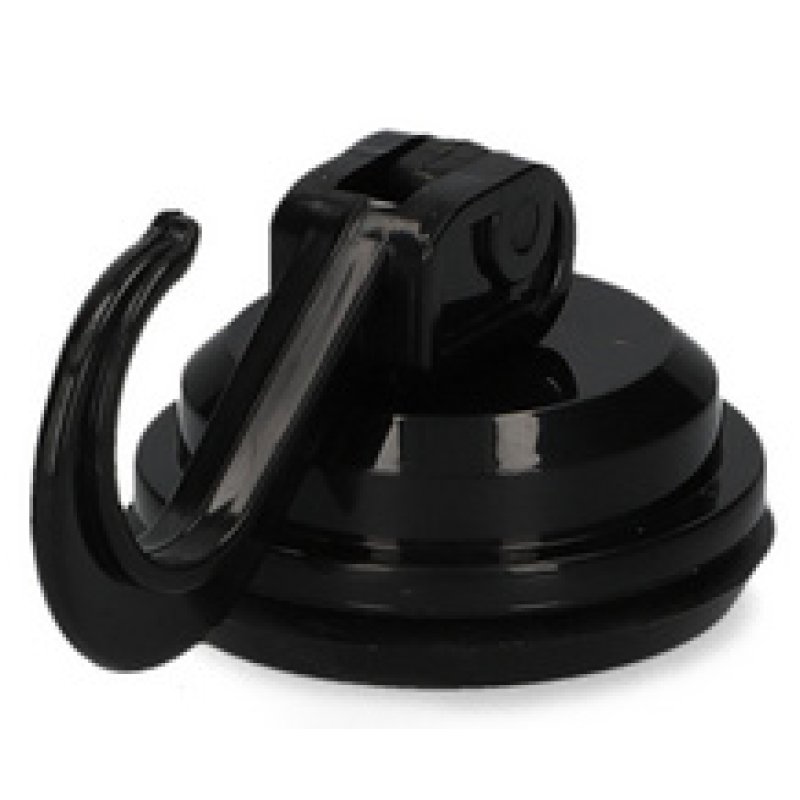 cartrend Crochet à ventouse, capacité de charge: 4 kg, noir