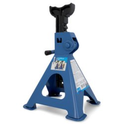 cartrend Chandelle de support, capacité : 2.000 kg, bleu