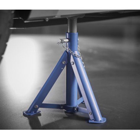 cartrend Chandelle de support, capacité : 2.000 kg, bleu
