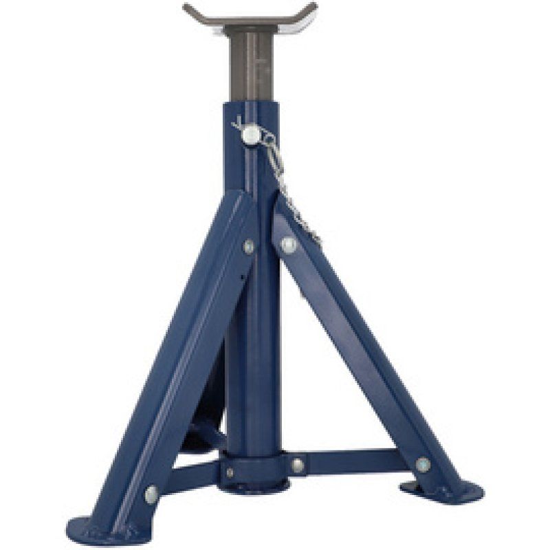 cartrend Chandelle de support, capacité : 2.000 kg, bleu