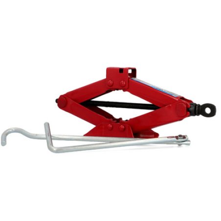 cartrend Cric de levage pantographe avec manivelle, 1 tonne