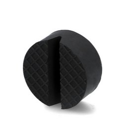 cartrend Coussin en caoutchouc pour cric de levage, noir