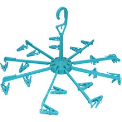 cartrend Séchoir à linge carrousel, avec 18 pinces à linge