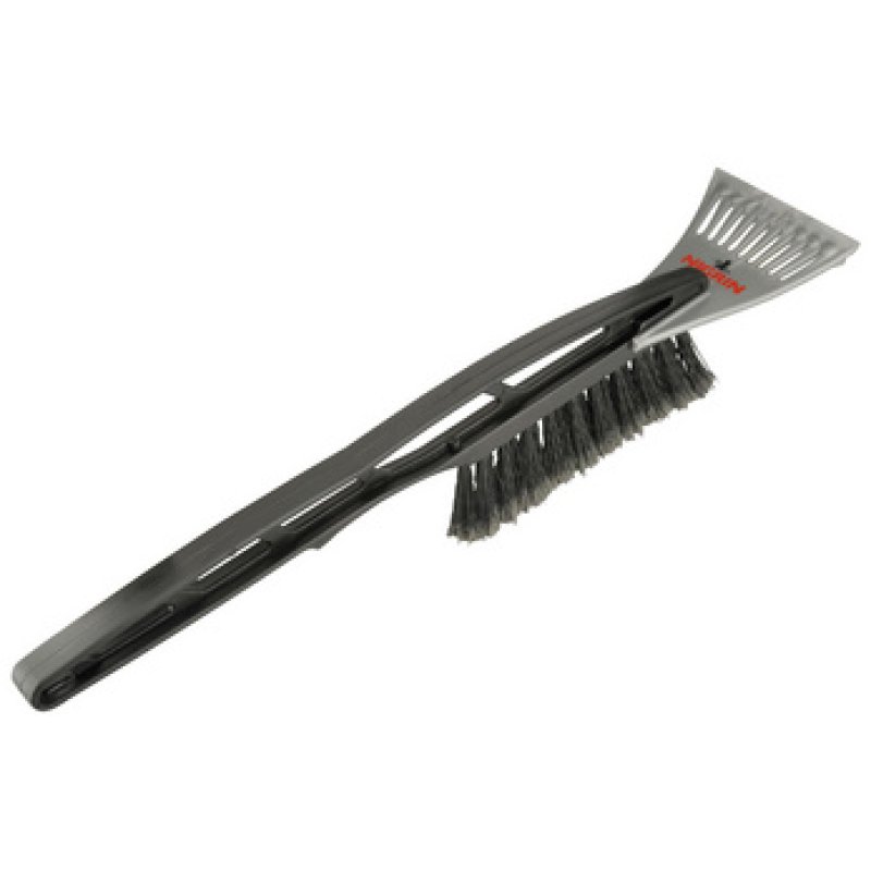 NIGRIN Gratte-givre avec balai à neige, 450 mm, noir/gris