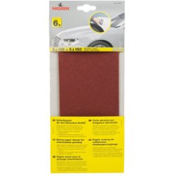 NIGRIN Papier émeri, ponçage intermédiaire, grain P100/150