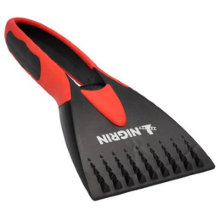 NIGRIN Grattoir à glace 2K, longueur: 210 mm, noir/rouge