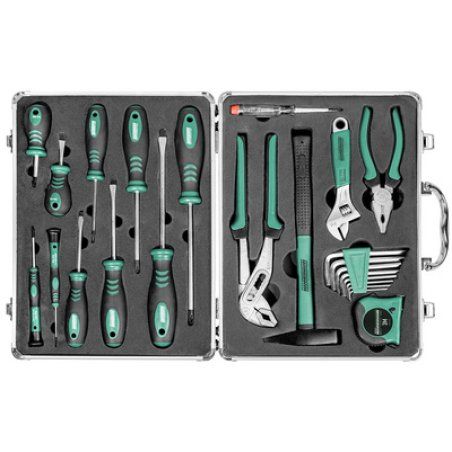 BRÜDER MANNESMANN Kit d'outils, 24 pièces, dans un coffret