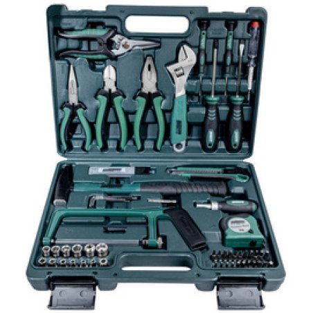 BRÜDER MANNESMANN Jeu d'outils, 74 pièces, dans un coffret