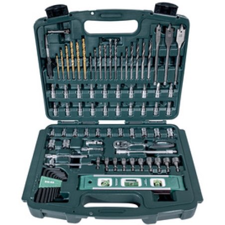 BRÜDER MANNESMANN Jeu d'outils, 163 pièces, caisse à outils