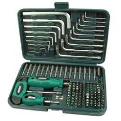 BRÜDER MANNESMANN Jeu d'embouts, 139 pièces, boîte