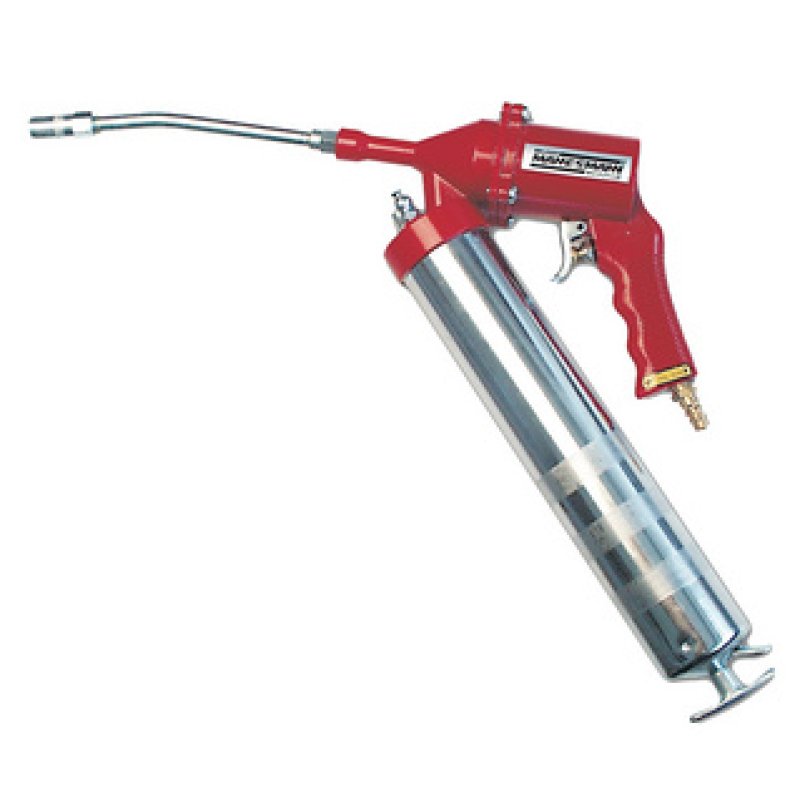 BRÜDER MANNESMANN Druckluft-Fettpresse, Farbe: rot/silber