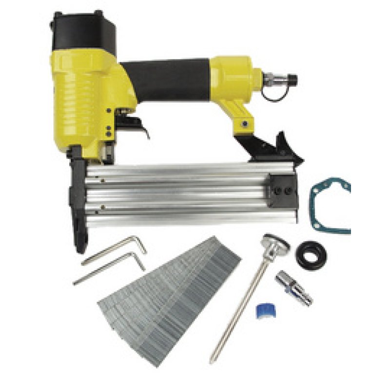 BRÜDER MANNESMANN Set pistolet à clou air comprimé, coffret