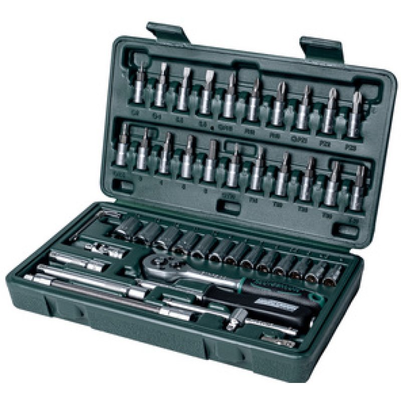 BRÜDER MANNESMANN Jeu de douilles 1/4", 46 pièces