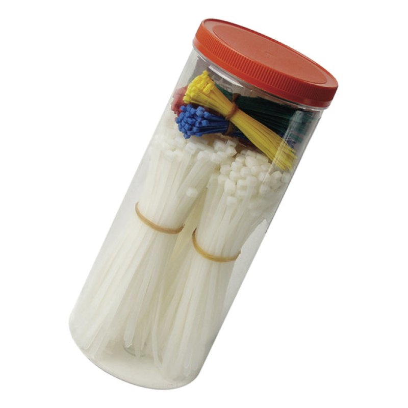 BRÜDER MANNESMANN Kit d'attache-câbles, 300 pièces