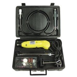 BRÜDER MANNESMANN M92571 die/straight grinder Straight die grinder 30000 RPM Black, Yellow 130 W