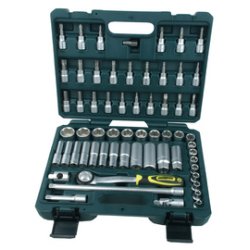 BRÜDER MANNESMANN Jeu de douilles 3/8" (10 mm), 61 pièces