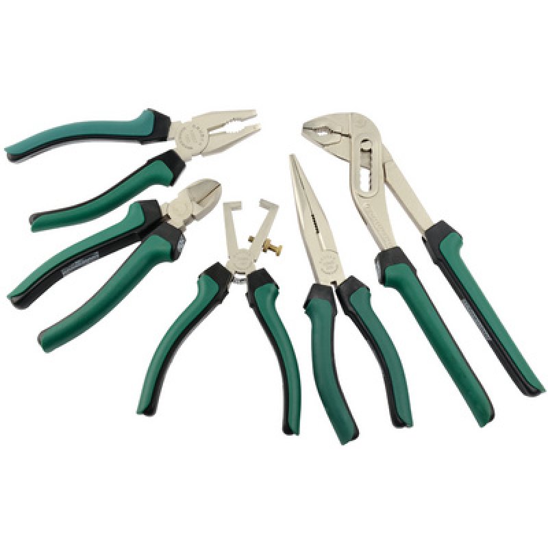 BRÜDER MANNESMANN Kit de pinces professionnelles, 5 pièces