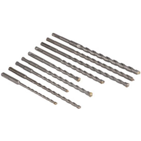 BRÜDER MANNESMANN Kit de forets & burins SDS PLUS, 13 pièces