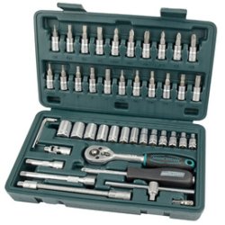 BRÜDER MANNESMANN Jeu de douilles 1/4", 46 pièces