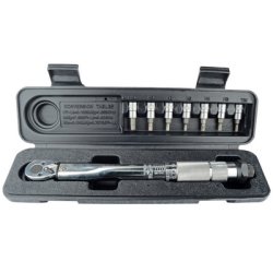 BRÜDER MANNESMANN Kit de clé dynamométrique 1/4", 8 pièces