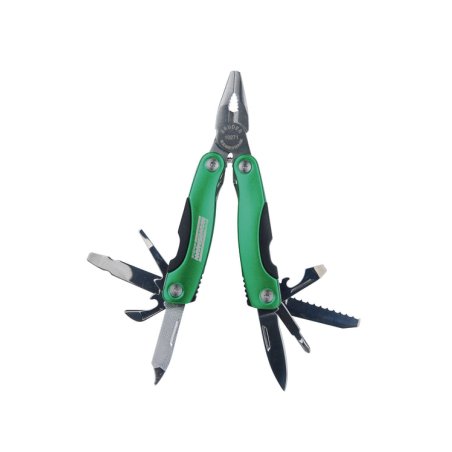 BRÜDER MANNESMANN M10271 multi tool pliers Heavy-duty 9 tools Black, Green