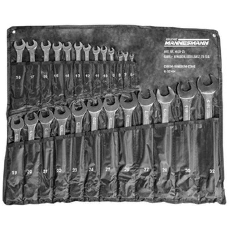 BRÜDER MANNESMANN Ringmaulschlüssel-Satz, 25-tlg, 7-32 mm
