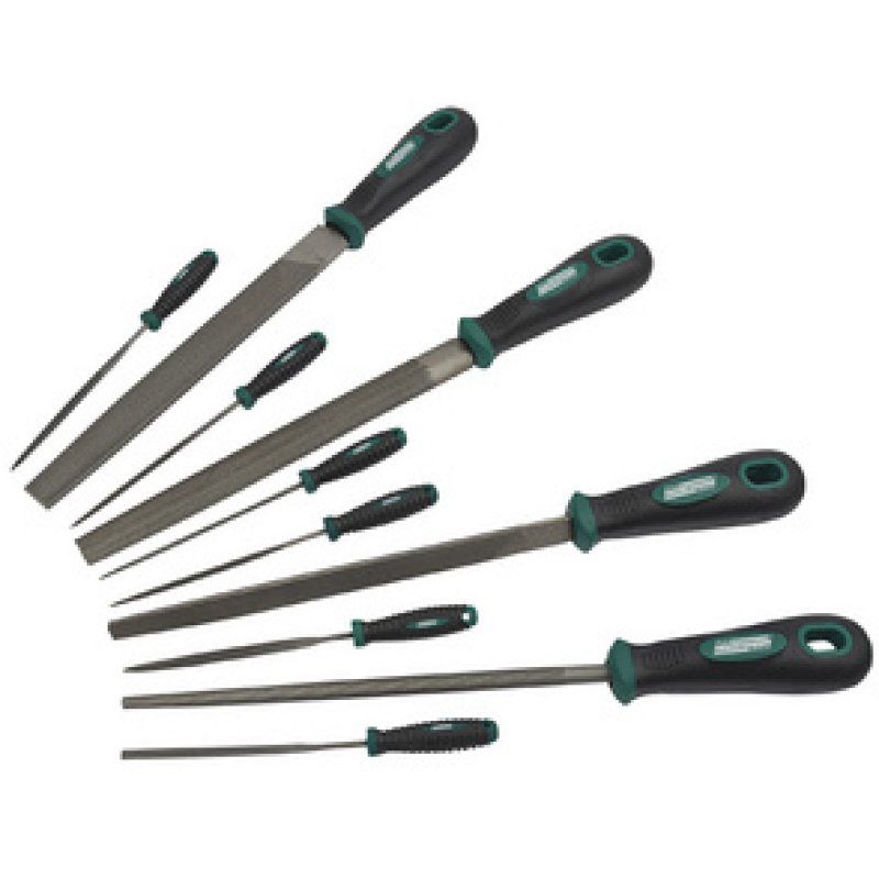 BRÜDER MANNESMANN Kit de limes d'atelier, 10 pièces, blister