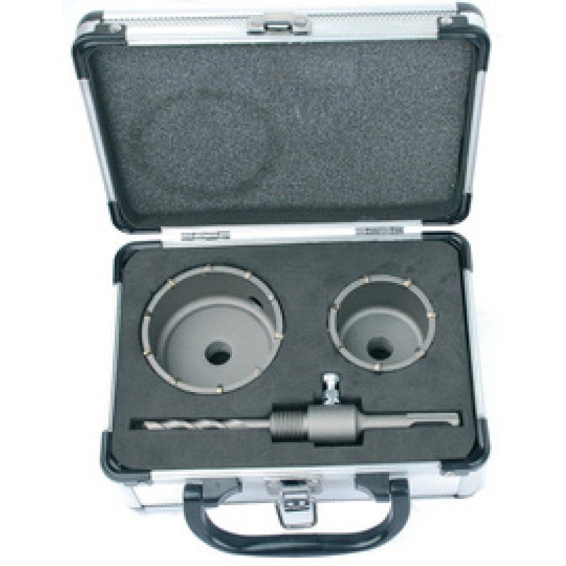 BRÜDER MANNESMANN Kit trépan à percussion carbure, 4 pièces