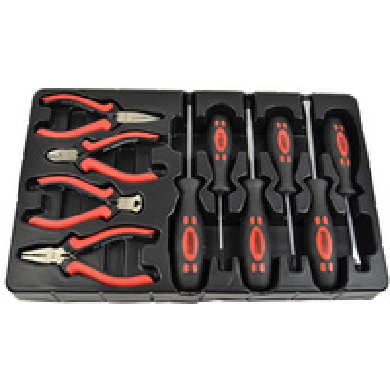 BRÜDER MANNESMANN Jeu d'outils, 155 pièces, caisse à outils