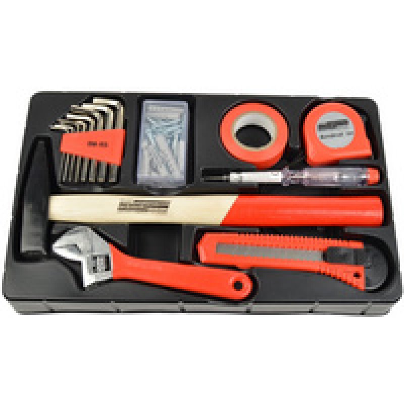 BRÜDER MANNESMANN Jeu d'outils, 155 pièces, caisse à outils