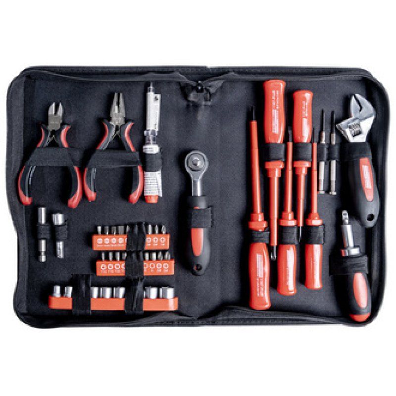 BRÜDER MANNESMANN Kit d'outils pour électronique, 45 pièces