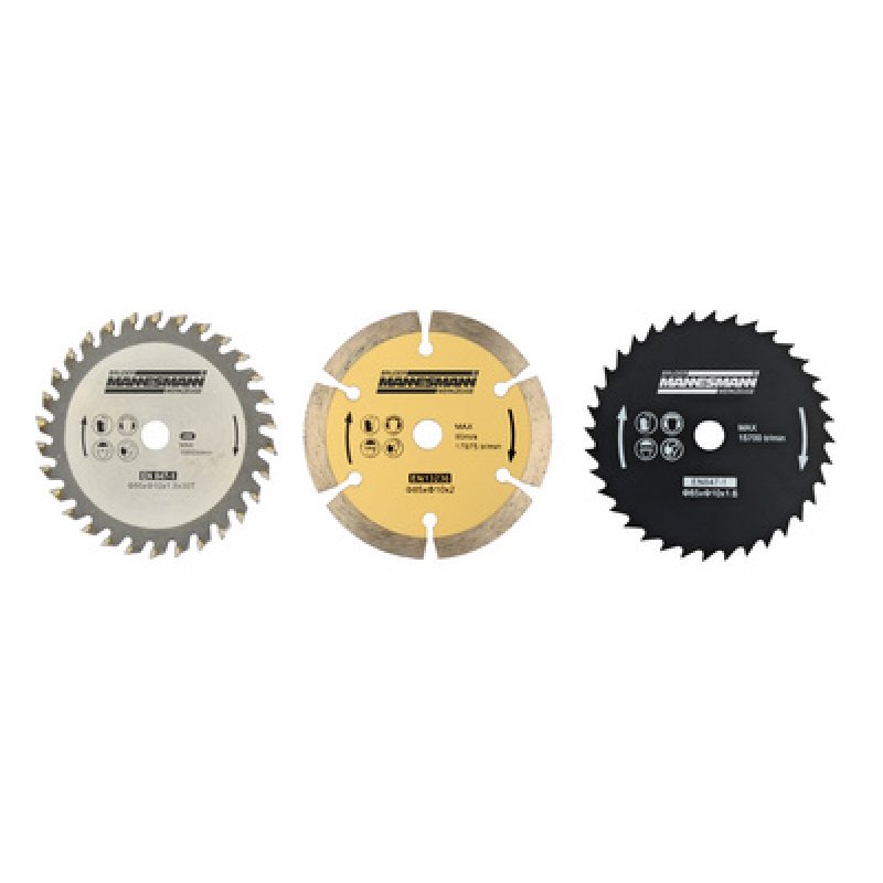 BRÜDER MANNESMANN Jeu de lames pour mini scie circulaire