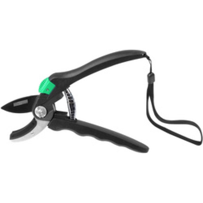 BRÜDER MANNESMANN Sécateur à enclume, noir/vert