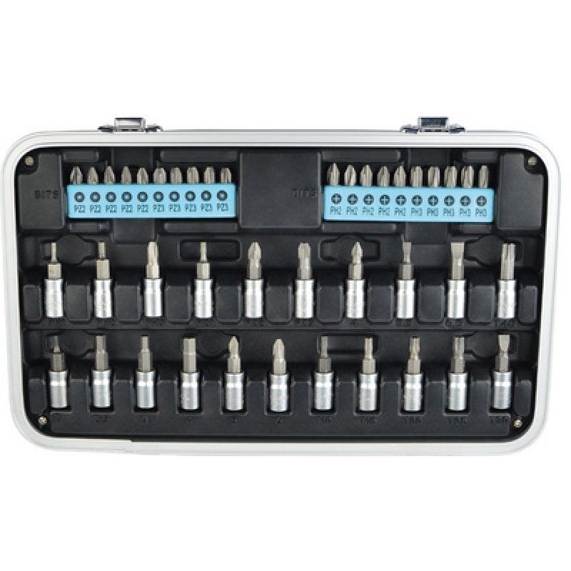 QUANTOOL Jeu de vis & d'embouts, mallette de 116 pièces