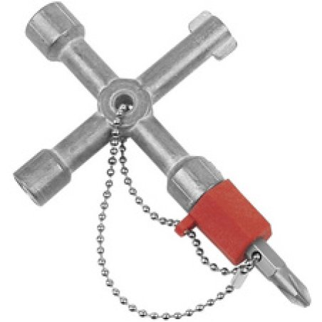 BRÜDER MANNESMANN Mini-clé en croix pour armoire électrique