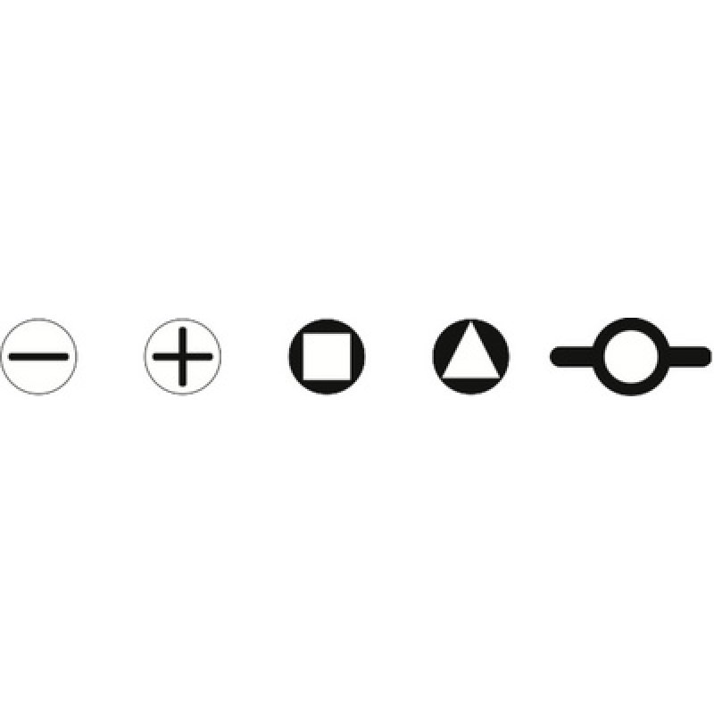 BRÜDER MANNESMANN Mini-clé en croix pour armoire électrique