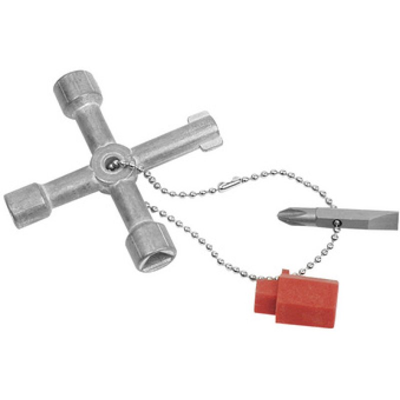 BRÜDER MANNESMANN Mini-clé en croix pour armoire électrique