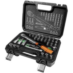 BRÜDER MANNESMANN Kit clé dynamométrique 1/4", 32 pièces
