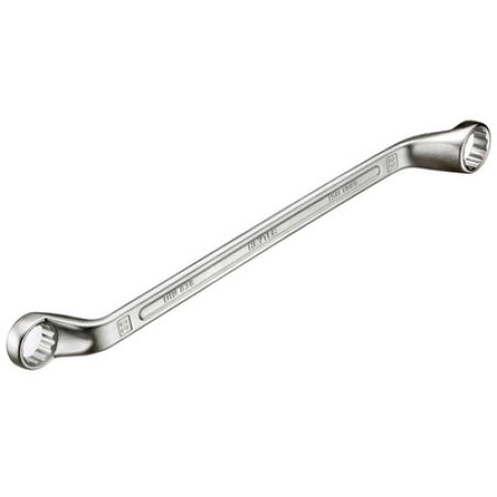 HEYTEC Clé polygonale contrecoudée, 20 x 22 mm,