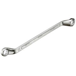 HEYTEC Clé polygonale contrecoudée, 24 x 27 mm,