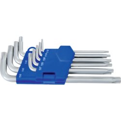 HEYTEC Jeu de clés mâles coudées Torx, 9 pièces