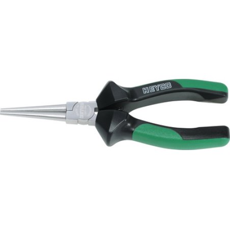 HEYCO Pince ronde, longueur: 160 mm, vert/noir