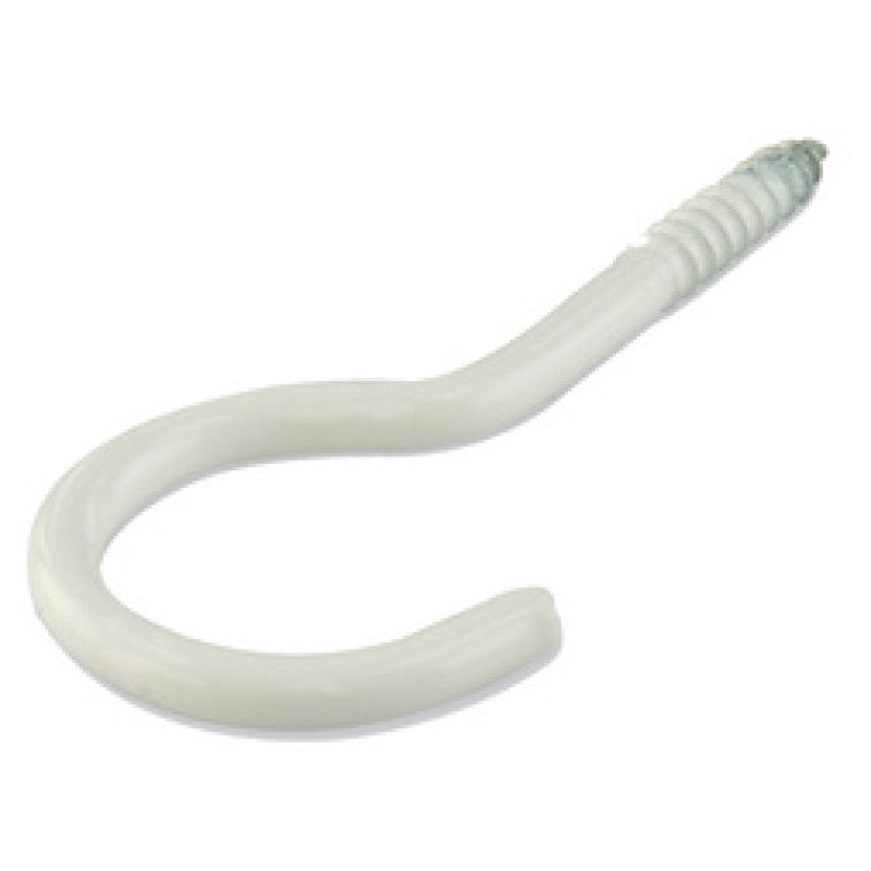 suki. Crochet plafond, cintré, 40 x 3,0 mm, blanc, 18 pièces