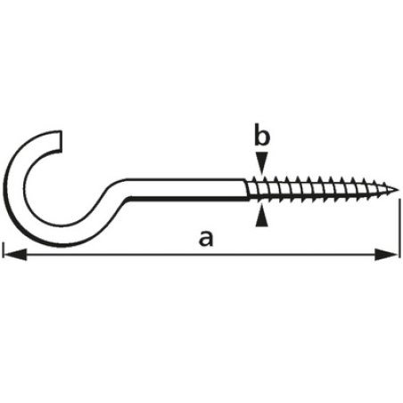 suki. Crochet pour corde à linge, 80x5,2x26 mm, contenu: 10