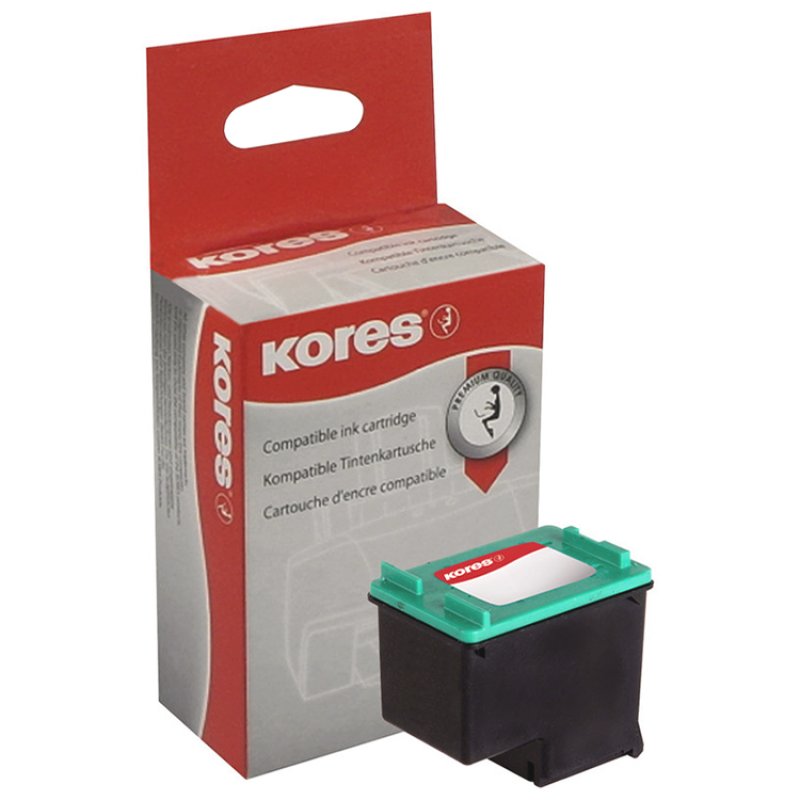 Kores Cartouche rechargée G1025MC remplace hp C9363EE,No.344