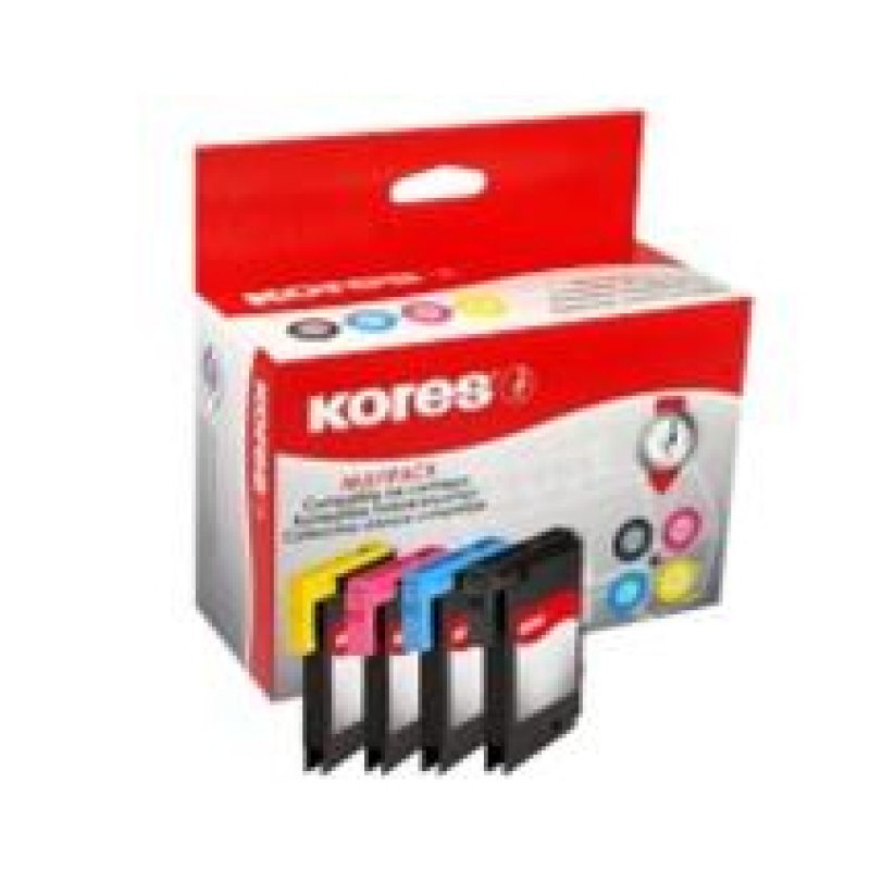 Kores G1522KIT cartouche d'encre Photo noire, Photo cyan, Photo magenta, Jaune photo