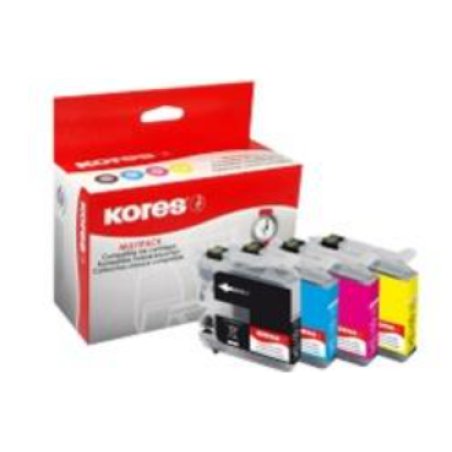 Kores G1525KIT ink cartridge 4 pc(s) Black, Cyan, Magenta, Yellow