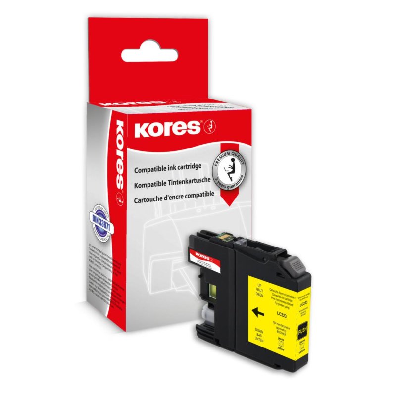 Kores G1529Y ink cartridge 1 pc(s) Compatible Yellow